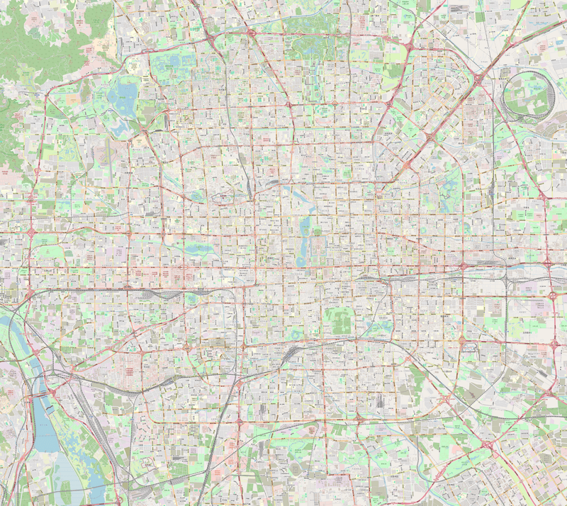 Beijing map